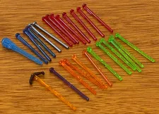 LEGO LOT OF 24 ASSORTED COLORS MISSILES PROJECTILES STAR WARS