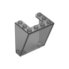 LEGO 3x Windscreen 3 x 4 x 4 Inverted, Rounded Top Corners inv.624