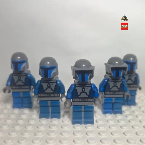 LEGO Star Wars Mandalorian Warrior Lot of 5 Minifigures sw0296 Used