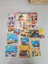 Lot of Vintage 1980s Lego (Legoland) Instruction Manuals Booklets Ephemra  Lot