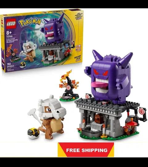 PRESALE LEGO Pokémon SMART Play Cubone & Gengar's Spooky Showdown 2026 NEW