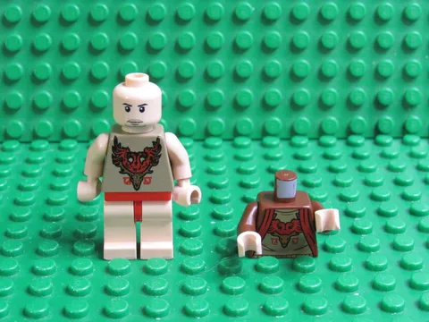 Lot 2 Lego Viktor Krum 4762 Goblet of Fire Harry Potter Minifigure + torso VK55