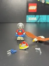 Lego DC Super Hero's Custom Peacemaker And Eagly Minifigure