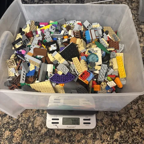 6 lbs Pound LEGO Building Pieces Parts Blocks Bulk Lot Random Parts And Pieces