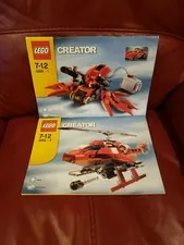 LEGO Creator Motion Power 4895-1 & 4895-2 Instruction Guide MANUAL ONLY