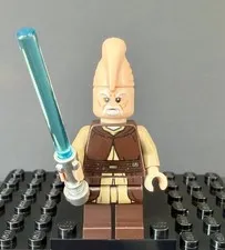 LEGO STAR WARS Ki-Adi-Mundi Minifigure 75206 Printed Legs sw0911 JEDI KNIGHT 