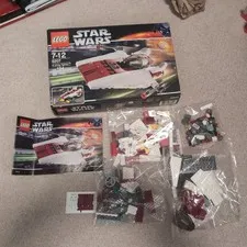 LEGO Star Wars A-Wing Fighter 6207 Complete W/ Minifigs OPEN BOX & Instructions!