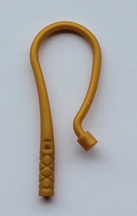 2 Lego New Minifigure Whip Reddish Brown Weapon Bent Flexible Part 88704 D688