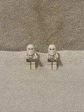 Lego Star Wars Minifigures -  Imperial Snowtrooper 4483 sw0101 X 2 FREE SHIP