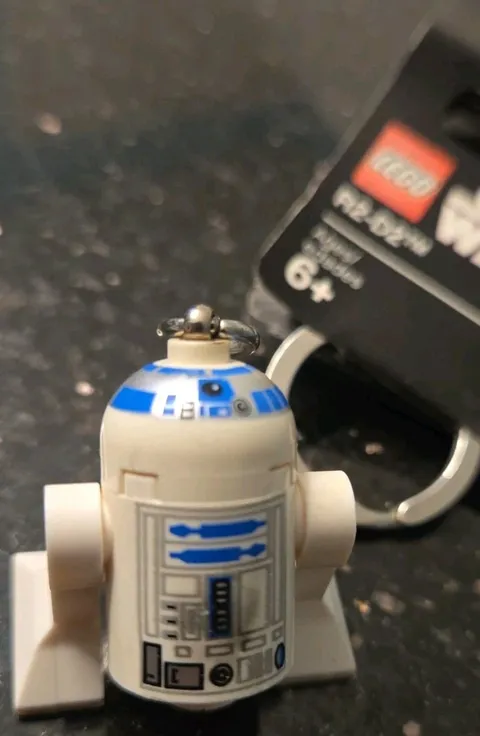 Star Wars LEGO R2-D2 MiniFigure Toy Droid Keychain 851091