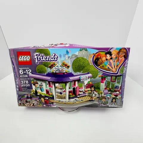 LEGO Friends 41336 Emma's Art Cafe 378 Pc New Sealed Retired Damaged Box