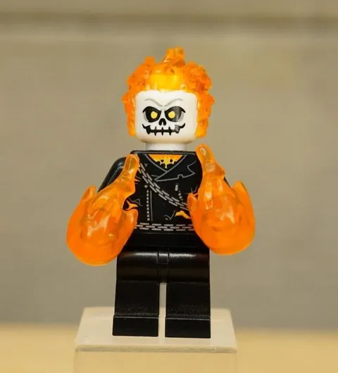 Lego Super Heroes Minifigure Ghost Rider sh0861 Johnny Blaze from set 76245