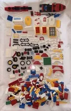 Vintage LEGO Town & City Bulk Lot 2 Pounds with Floating Boat Hull & Parts