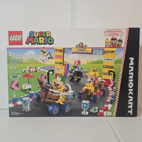 LEGO Super Mario Kart Baby Peach Grand Prix 72036 NEW Sealed 823pcs Ages 8+