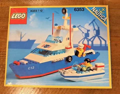 LEGO Town 6353 Coastal Cutter Coast Guard Boat Ship Nautica City