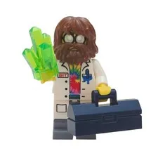 LEGO Mad Scientist MOC Custom Minifigure Crystal Researcher Lab Tool Box