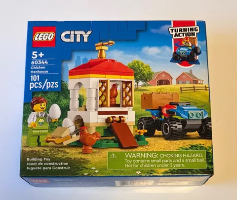Lego City Chicken Henhouse 60344 -Retired Set -Sealed Box - Free Shipping