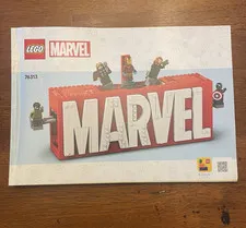 LEGO Marvel 76313 Illustrated Instruction Manual Booklet English French German