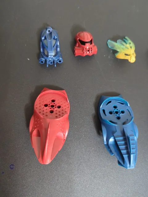 Lego Bionicle Random Mask And Skull Lot Of 13 Various Types - Great Condition