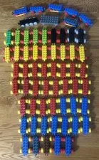 Huge Lot Of 61 Vintage LEGO Duplo Car Chassis bases wheel Bases Wagon Truck STEM