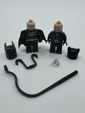 Genuine Lego Batman 2006 Black Suit Batman (bat001) and Catwoman (bat003)