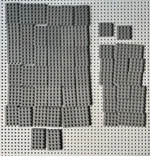 LEGO Dark Bluish Gray Large Baseplates 3031 3032 Bulk 56pcs 4x6 4x4