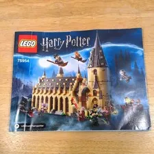 LEGO Harry Potter 75954 Hogwarts Great Hall Instruction Manual Only Good Used