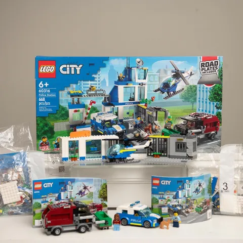LEGO City Police Station 60316 Building Set 100% COMPLETE Building Blocks