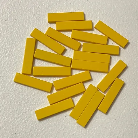 Lego 2431 Yellow Replacement Add-on Pieces Parts Lot of 20