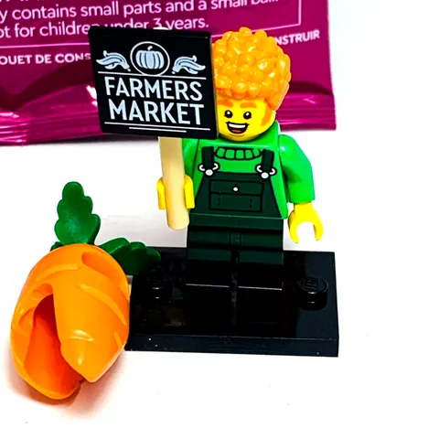 LEGO 71037 Series 24 Collectible Minifigures Carrot Costume - Open Bag