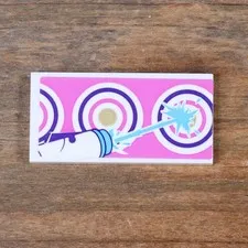 LEGO Friends Amusement Park Arcade Water Blaster Gun Tile 2x4 87079pb0374 41127