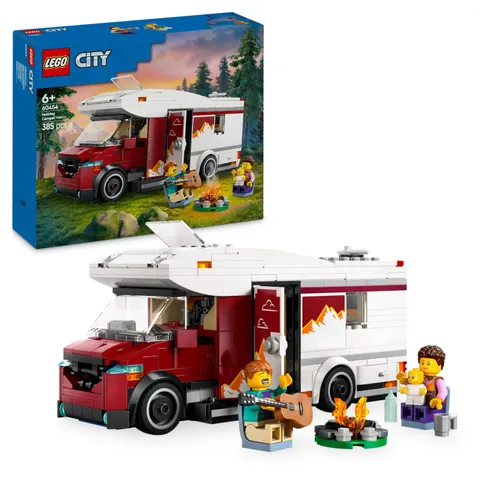 LEGO City Holiday Adventure Camper Van Toy - Creative Building Toys for 6+ Year