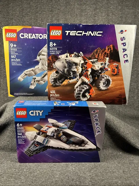 LEGO Space Bundle of 3 Sets - NEW Factory Sealed