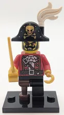 Lego PIRATE CAPTAIN Collectible Minifigure Series 8 8833 col08-15 col127