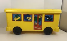 Vintage 1997 LEGO DUPLO Storage Ride On Bus (Container w/ Lid Only)