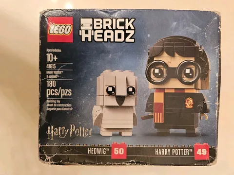 LEGO 41615 BRICKHEADZ Harry Potter & Hedwig New Sealed Retired 2018 180 Pieces 