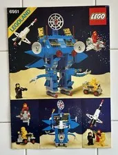 Vintage 1984 Legoland 6951 Space Robot Instruction MANUAL Only