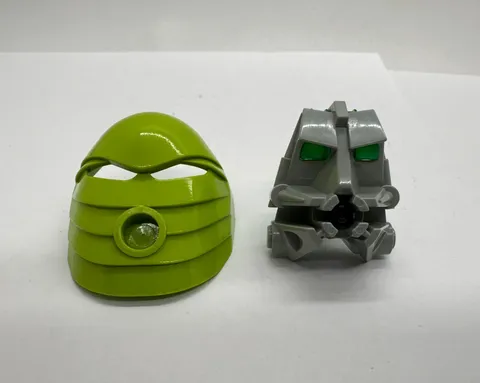 LEGO Bionicle Kanohi Mask Turaga RAU LIME Tamaru Matoran Turaga Mata Nui Rare