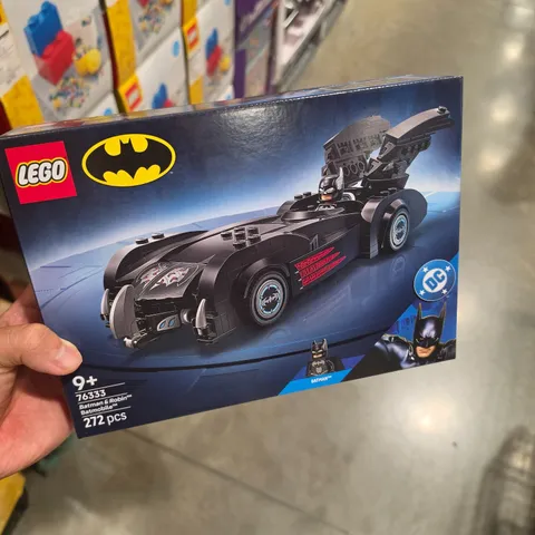 LEGO DC 76333 Batman & Robin Batmobile Building Toy Set Minifigure NEW Sealed