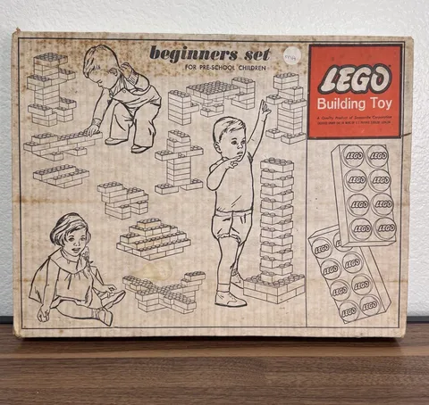 VINTAGE 1964 LEGO Samsonite Pre-School Beginners Set 041 - FACTORY SEALED RARE