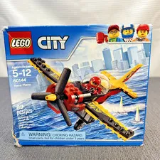 Lego City Race Plane 60144 Building Kit 89 Pcs Retired Set (Distressed Box)