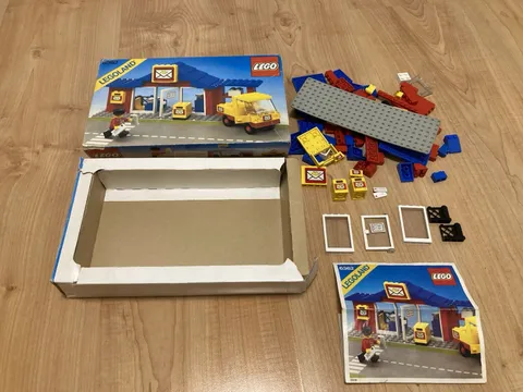 Vintage Lego 6362 Post Office with Box and Instructions