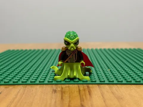 LEGO Alien Conquest Commander Minifigure ac011 w/ Cape & Tentacles – Set 7065