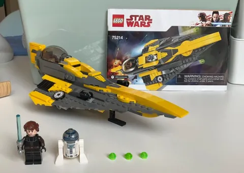 LEGO Star Wars Anakin's Jedi Starfighter (75214) USED NO BOX READ DESC
