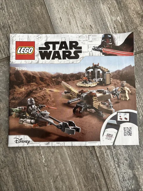 LEGO Star Wars 75299 Trouble on Tatooine Instruction Manual Only