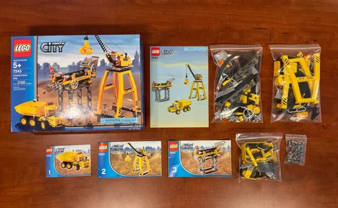 Lego 7243 - Construction Site - Complete with Box and Instructions