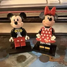 NEW Disney Castle Mickey & Minnie Mouse Custom Lego Minifigures 71040