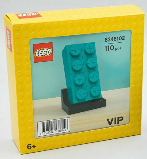 Original LEGO® Creator 6346102 - 2X4 Teal Brick