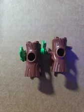 35827 LEGO Minifigure TREE TRUNK Costume Headgear Head Cover Reddish Brown (2)