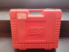 Vtg 80s Red Lego Storage Box Carrying Case